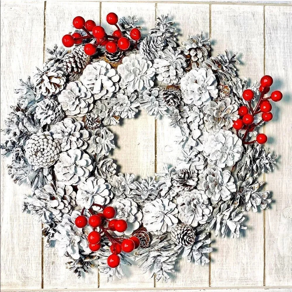 Handmade Pinecone wreath